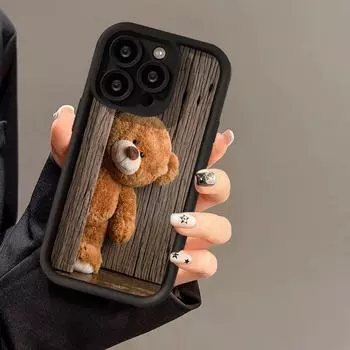 Чехол для телефона iPhone 11 13 16 Pro Max iPhone 14 15 Pro Max 12 13 Pro Max 16 Plus 7 8 Plus 13 Pro 14 Pro Samsung S24 FE A55 A05S A54 A06 S22 A15 S23 OPPO A60 4G чёрный