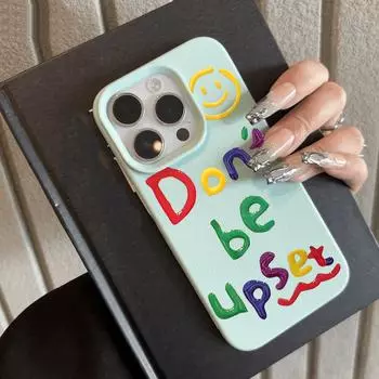 Чехол для телефона iPhone 11 13, чехол для iPhone 12 14 15 16 Pro Max 12 Pro 15 Plus, кожаный, окрашенный, водонепроницаемый, устойчивый к падениям и износу, мультяшный iPhone 16 Pro Max розовый