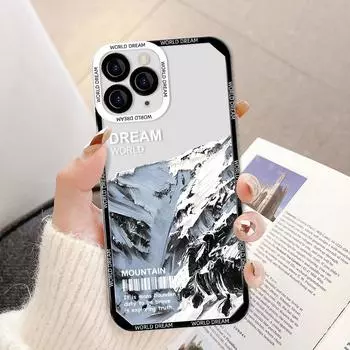 Чехол для телефона iPhone 11 13 XR 15 14 Pro Max iPhone 12 16 7 8 Plus XS Max Samsung A15 A55 A05 A54 Redmi 12 13C Note 13 9 10 OPPO A16 A18 Vivo Y17S Y12 iPhone 11 зелёный