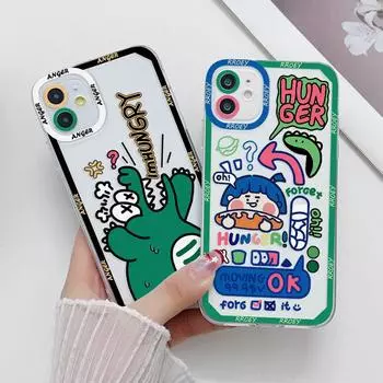 Чехол для телефона iPhone 11 13 XR 15 14 Pro Max iPhone 12 16 7 8 Plus XS Max Samsung A15 A55 A05 A54 Redmi 12 13C Note 13 9 10 OPPO A16 A18 Vivo Y17S Y12 iPhone 11 синий