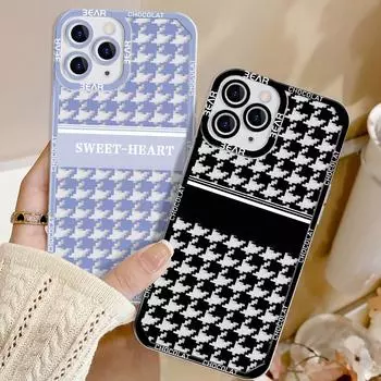 Чехол для телефона iPhone 11 13 XR 15 14 Pro Max iPhone 12 16 7 8 Plus XS Max Samsung A15 A55 A05 A54 Redmi 12 13C Note 13 9 10 OPPO A16 A18 Vivo Y17S Y12 iPhone 11 чёрный