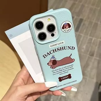 Чехол для телефона iPhone 11 13 XR XS Max, чехол для iPhone 12 14 15 16 Pro Max 12 Pro 15 Plus, кожаный, окрашенный, водонепроницаемый, устойчивый к падениям и износу, мультяшный iPhone 16 Pro Max белый