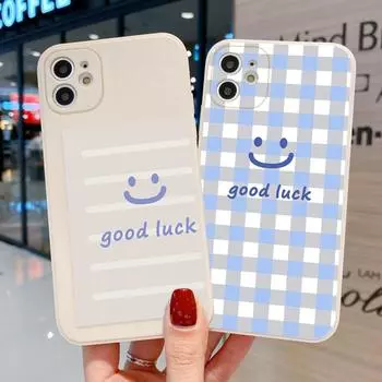 Чехол для телефона iPhone 11 13 XR 15 14 Pro Max iPhone 12 16 7 8 Plus XS Max Samsung A15 A55 A05 Redmi 12 13C 13 9 OPPO A16 A18 Vivo Y17S Y12 Huawei P40 iPhone X&XS белый