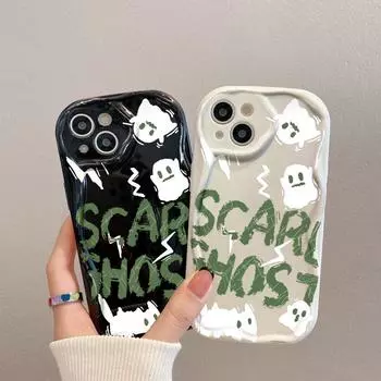 Чехол для телефона iPhone 11 13 XR 15 14 Pro Max iPhone 12 16 7 8 Plus XS Max Samsung A15 A55 A05 Redmi 12 13C 13 9 Samsung A05 белый