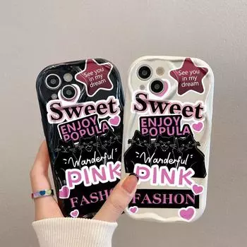 Чехол для телефона iPhone 11 13 XR 15 14 Pro Max iPhone 12 16 7 8 Plus XS Max Samsung A15 A55 A05 Redmi 12 13C 13 9 Samsung A05 белый