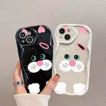 Чехол для телефона iPhone 11 13 XR 15 14 Pro Max iPhone 12 16 7 8 Plus XS Max Samsung A15 A55 A05 Redmi 12 13C 13 9 Samsung A05 белый