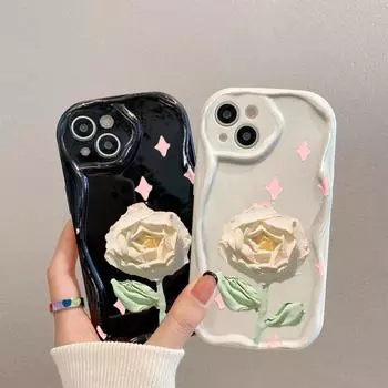 Чехол для телефона iPhone 11 13 XR 15 14 Pro Max iPhone 12 16 7 8 Plus XS Max Samsung A15 A55 A05 Redmi 12 13C 13 9 Samsung A05 белый