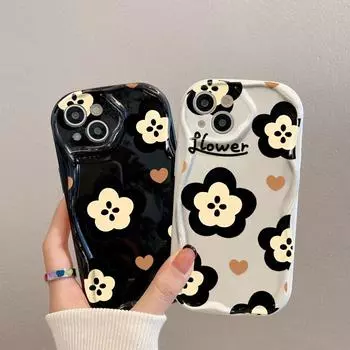 Чехол для телефона iPhone 11 13 XR 15 14 Pro Max iPhone 12 16 7 8 Plus XS Max Samsung A15 A55 A05 Redmi 12 13C 13 9 Samsung A05 белый