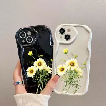 Чехол для телефона iPhone 11 13 XR 15 14 Pro Max iPhone 12 16 7 8 Plus XS Max Samsung A15 A55 A05 Redmi 12 13C 13 9 Samsung A05 белый