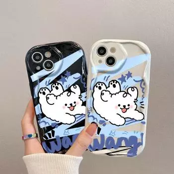 Чехол для телефона iPhone 11 13 XR 15 14 Pro Max iPhone 12 16 7 8 Plus XS Max Samsung A15 A55 A05 Redmi 12 13C 13 9 Samsung A05 белый