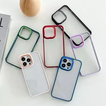Чехол для телефона iPhone 13 12 11 14 15 Pro Max mini case iPhone x xr xs se Max 6 7 8 Plus Прочный и устойчивый к падениям iPhone 6/7/8 чёрный