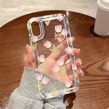 Чехол для телефона iPhone 13 15 14 12 11 16 Pro Max XR XS SE Max 6 7 8 Plus для Samsung S24 A55 A32 S23 для Redmi Note 13 12 11 10 13C Pro устойчив к падениям iPhone 15 розовый