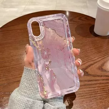 Чехол для телефона iPhone 13 15 14 12 11 16 Pro Max XR XS SE Max 6 7 8 Plus для Samsung S24 A55 A32 S23 для Redmi Note 13 12 11 10 13C Pro устойчив к падениям iPhone 15 розовый