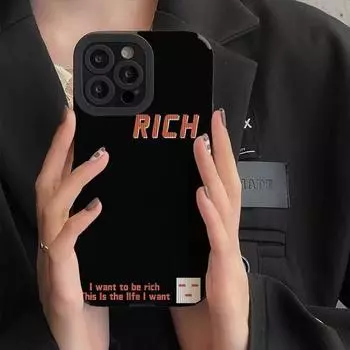 Чехол для телефона Iphone 13 Pro Max 14 11 12 Mini Camera Protection противоударный силиконовый чехол для Iphone Xr Xs Max X 7 8 Plus Rich iphone 6s 6