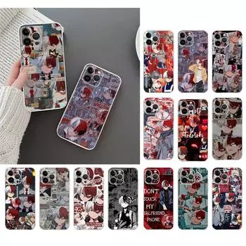 Чехол для телефона Iphone 14 13 12 11 Pro Max Xs Max Xr X 12mini 14 Plus Se Todoroki My Hero Academia Case Funda Capa Cell iphone 14ProMax