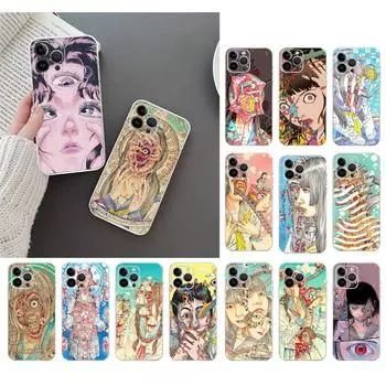 Чехол для телефона Iphone 14 13 12 11 Pro Max Xs Xr X 12mini 14 Plus Se Shintaro Kago Horror Japan Art, чехол для телефона Funda Capa Cell iPhone 13mini