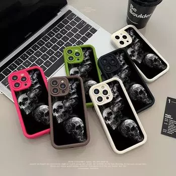 Чехол для телефона iPhone 16 13 11 Pro Max iPhone 11 13 16 Samsung S24 Ultra Samsung A54 Redmi note 12 11 Infinix Чехол iPhone 7&8 чёрный