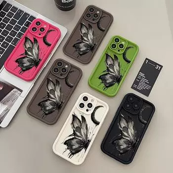 Чехол для телефона iPhone 16 13 11 Pro Max iPhone 11 13 16 Samsung S24 Ultra Samsung A54 Redmi note 12 11 Infinix Чехол iPhone 7&8 чёрный