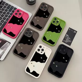 Чехол для телефона iPhone 16 13 11 Pro Max iPhone 11 13 16 Samsung S24 Ultra Samsung A54 Redmi note 12 11 Infinix Чехол iPhone 7&8 чёрный