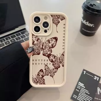 Чехол для телефона iPhone 16 13 11 Pro Max iPhone 11 13 16 Samsung S24 Ultra Samsung A54 Redmi note 12 11 Infinix Чехол Xiaomi POCO X6 Pro 5G кофейный