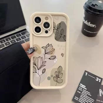 Чехол для телефона iPhone 16 13 11 Pro Max iPhone 11 13 16 Samsung S24 Ultra Samsung A54 Redmi note 12 11 Infinix Чехол iPhone 7&8 чёрный