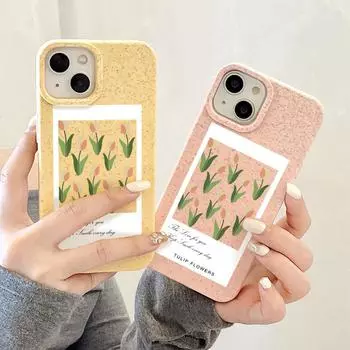 Чехол для телефона iPhone 16 15 14 13 12 11 Pro Max iPhone 11 13 16 15 14 12 X XS XR 6 7 8 SE iPhone 6 7 8 Plus Разлагаемый чехол из пшеничной соломы iPhone 6&7&8&SE 2020&SE 2022 белый