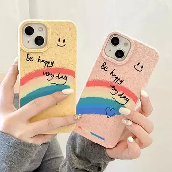 Чехол для телефона iPhone 16 15 14 13 12 11 Pro Max iPhone 11 13 16 15 14 12 X XS XR 6 7 8 SE iPhone 6 7 8 Plus Разлагаемый чехол из пшеничной соломы iPhone 6&7&8&SE 2020&SE 2022 белый