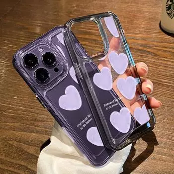 Чехол для телефона iPhone 16 15 14 13 12 11 Pro Max iPhone 11 13 16 15 14 12 X XS XR 6 7 8 SE iPhone 6 7 8 Plus Чехол для телефона iPhone 6&7&8 фиолетовый