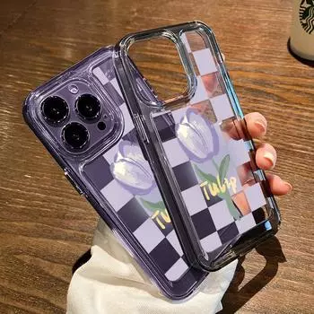 Чехол для телефона iPhone 16 15 14 13 12 11 Pro Max iPhone 11 13 16 15 14 12 X XS XR 6 7 8 SE iPhone 6 7 8 Plus Чехол для телефона iPhone 6&7&8 фиолетовый