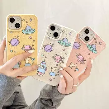 Чехол для телефона iPhone 16 15 14 13 12 11 Pro Max iPhone 11 13 16 15 14 12 X XS XR 6 7 8 SE iPhone 6 7 8 Plus Разлагаемый чехол из пшеничной соломы iPhone 6&7&8&SE 2020&SE 2022 белый