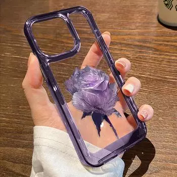 Чехол для телефона iPhone 16 15 14 13 12 11 Pro Max iPhone 11 13 16 15 14 12 X XS XR 6 7 8 SE iPhone 6 7 8 Plus Чехол для телефона iPhone 6&7&8 фиолетовый