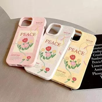 Чехол для телефона iPhone 16 15 14 13 12 11 Pro Max iPhone 11 13 16 15 14 12 X XS XR 6 7 8 SE iPhone 6 7 8 Plus Разлагаемый чехол из пшеничной соломы iPhone 6&7&8&SE 2020&SE 2022 белый