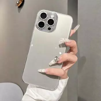 Чехол для телефона iPhone 16 15 Pro Max 14 Plus 13 Mini 12 11 прозрачный мягкий тонкий бампер iPhone 11 Pro чистый