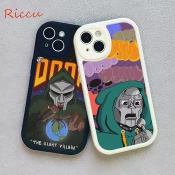 Чехол для телефона Iphone MF DOOM Rapper для Iphone 14 13 11 12 Pro MAX 13 12MiNi 7 8 plus iphone14 XS XR, защитные чехлы из овечьей кожи 13 pro max