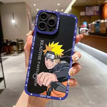 Чехол для телефона iPhone Samsung Huawei Honor Xiaomi Redmi OPPO Realme Vivo с рисунком, мягкая резина, полное покрытие, защита камеры, дизайн корпуса Redmi Note 13 Pro 4G/Poco M6 Pro 4G чёрный