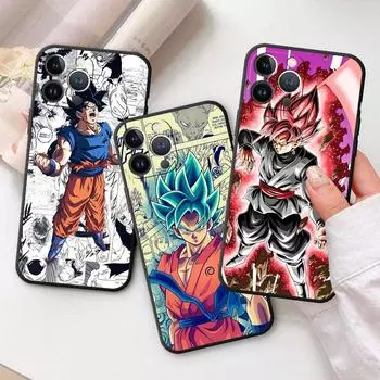 Чехол для телефона iPhone SE 12 Mini 14 Plus XR 7 8 11 13 Pro Max 6s XS X 13pro 14 Pro Max силиконовая задняя крышка драконы гоку-шары iPhone 14