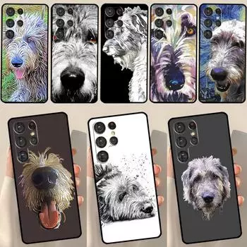 Чехол для телефона «Ирландский волкодав» с собакой для Samsung Galaxy S23 S21 S22 Ultra S8 S9 S10 Note 10 Plus S20 FE, чехол Funda Galaxy S21