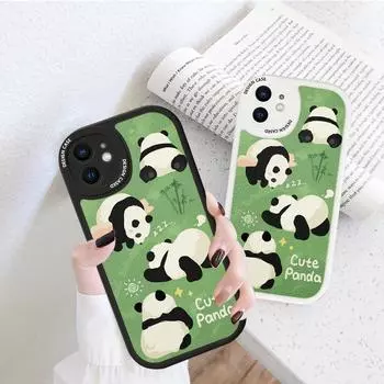 Чехол для телефона из искусственной кожи с милой пандой для Infinix VIVO OPPO Reno Realme Huawei Nova Honor, чехлы для смартфона Huawei Mate 20