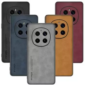 Чехол для телефона из кожи ягненка для Honor Magic 7 Pro, матовый противоударный силиконовый мягкий чехол-накладка для Honor Magic 7Pro For Honor Magic 7 красный