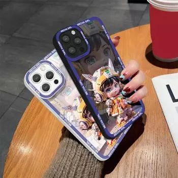 Чехол для телефона из мягкой резины, ТПУ, чехол для мобильного телефона, полное покрытие, защита камеры, противоударный чехол для iPhone Infinix Tecno Infinix Hot 10 чёрный