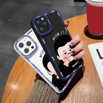 Чехол для телефона из мягкой резины, ТПУ, чехол для мобильного телефона, полное покрытие, защита камеры, противоударный чехол для iPhone Infinix Tecno Infinix Hot 10 чёрный