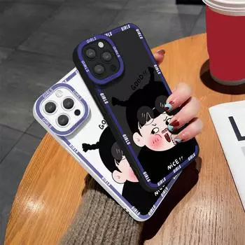 Чехол для телефона из мягкой резины, ТПУ, чехол для мобильного телефона, полное покрытие, защита камеры, противоударный чехол для iPhone Infinix Tecno Infinix Hot 10 чёрный