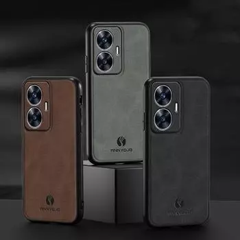 Чехол для телефона из овечьей кожи для OPPO Realme 13 12 11 Pro Plus, магнитный мягкий силиконовый чехол для Realme Note 60 GT6 Neo C63 C67, защитный чехол для камеры Realme Note 60 чёрный