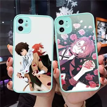 Чехол для телефона из японского аниме Bungou Stray Dogs Dazai Osamu для IPhone 12 11 13 Pro X XS MAX XR 8 7 Plus, жесткий матовый чехол iPhone 7 8 SE2