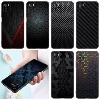 Чехол для телефона из углеродного волокна для Xiaomi Redmi Note 7 8 9 10 Lite 11 11E 11T 12 Pro 11S 4G 10T 5G 8T 9S 10S Мягкий черный чехол из ТПУ Redmi Note 7(Pro)