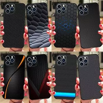 Чехол для телефона из углеродного волокна с рисунком для iPhone Samsung Galaxy Redmi Xiaomi Oppo OnePlus Note SA 7 8 9 10 11 12 13 14 20 21 22 23 53 54 Pro Max Plus Ultra iPhone 6 or 6S