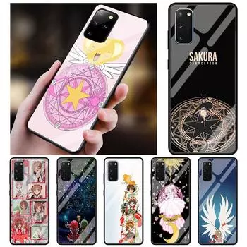 Чехол для телефона из закаленного стекла Card Captor Sakura для Samsung Galaxy S21 S20 FE Note 10 Lite S10 S9 S8 Plus 20 Ultra 9 S10e Samsung S8