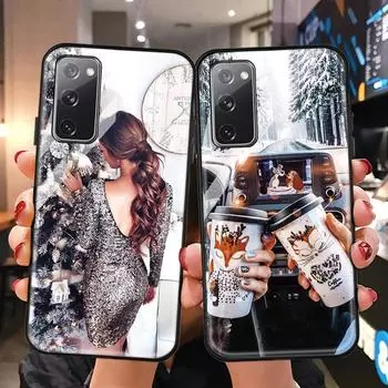 Чехол для телефона из закаленного стекла для Xiaomi Poco X3 NFC F3 GT M4 Pro Redmi 9C 9A 9 Note 8 10 11 Pro Mi 11 11T 10 Pro 12 Pro, окрашенный чехол для телефона