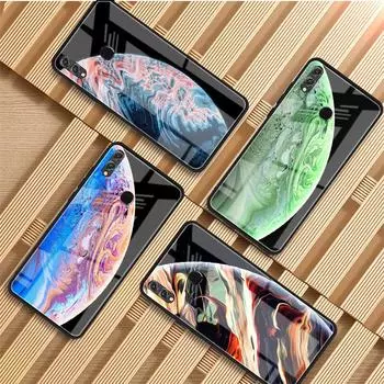 Чехол для телефона из закаленного стекла Hemisphere для Huawei P20 P30 P40 P40 Lite Pro Psmart Mate 20 30 Cover Shell Huawei P20