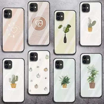 Чехол для телефона из закаленного стекла с изображением иллюстрации для iPhone Samsung Galaxy OnePlus Oppo Xiaomi Redmi Note SA 7 8 9 10 11 12 13 14 20 21 22 53 Pro Max Ultra iPhone 6 or 6S